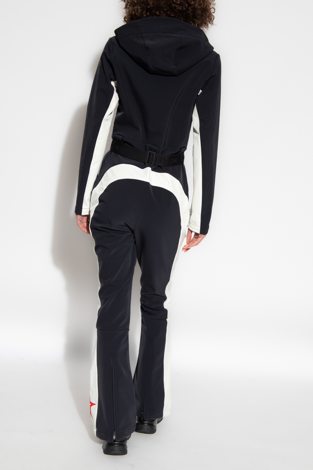 Black Ski suit with logo Perfect Moment